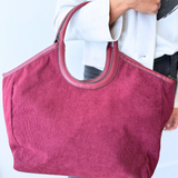 Piper Contrast Corduroy Mini Tote