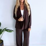Modal Shawl Collar Cardigan Jacket