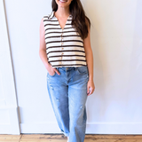 Slouchy Ankle Length Barrel Jeans with Cuffs