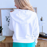 Full Zip Drawstring Hoodie