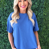 Amaya Textured Knit Top