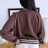Button Front Bomber Jacket