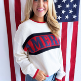 America Graphic Sweater