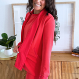 Modal Shawl Collar Cardigan Jacket