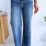 Maya High Rise Fab Ab Wide Leg Back Darts Wide Hem