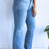 Kelsey High Rise Fab Ab Ankle Flare Inset Leg