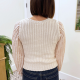 Contrast Sleeve Sweater