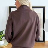 Modal Scuba Luxe Half Zip Jacket