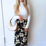 Knit Mock Neck Long Sleeve Top