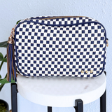 Woven Willow Camera Crossbody Bag