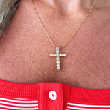 XL Diamond Cross Necklace