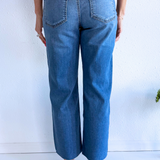 Charlotte High Rise Culottes with Raw Hem