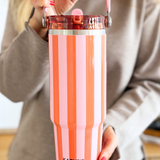 Striped Cabana Tumbler