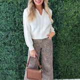 Marli Denim Leopard Pant - The 308 Boutique