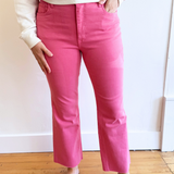 Kelsey High Rise Fab Ab Ankle Flare Inset Leg