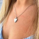 Opal Heart Necklace
