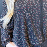 Long Sleeve Button Front Knit Top