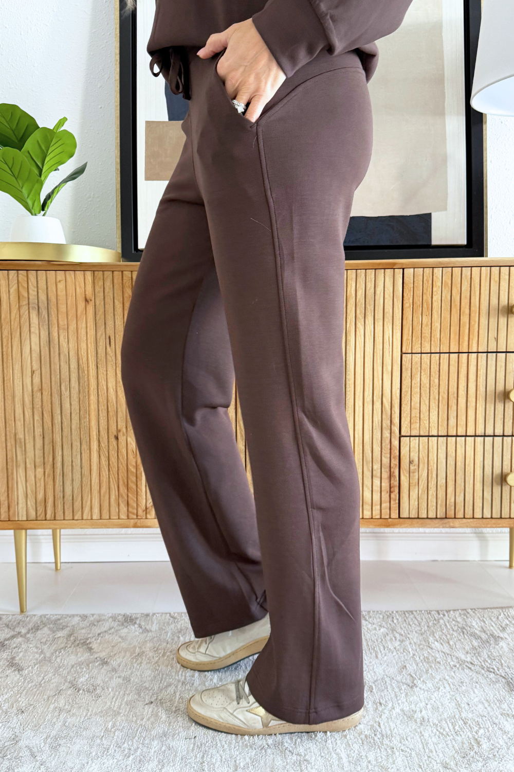 Modal Scuba Straight Pant - The 308 Boutique
