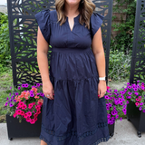 V Neck Maxi Dress