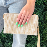 Riley Woven Crossbody/Wristlet