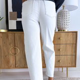 High Waist Straight Leg Pants