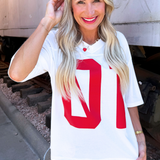 Nebraska Football Oversized T-Shirt