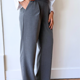 Charlotte High Rise Elaseic Back Wide Leg