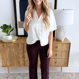 Pearl Full Length Flare w/ Pintucks 31" ins - The 308 Boutique