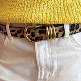 Polished Triple Loop Belt