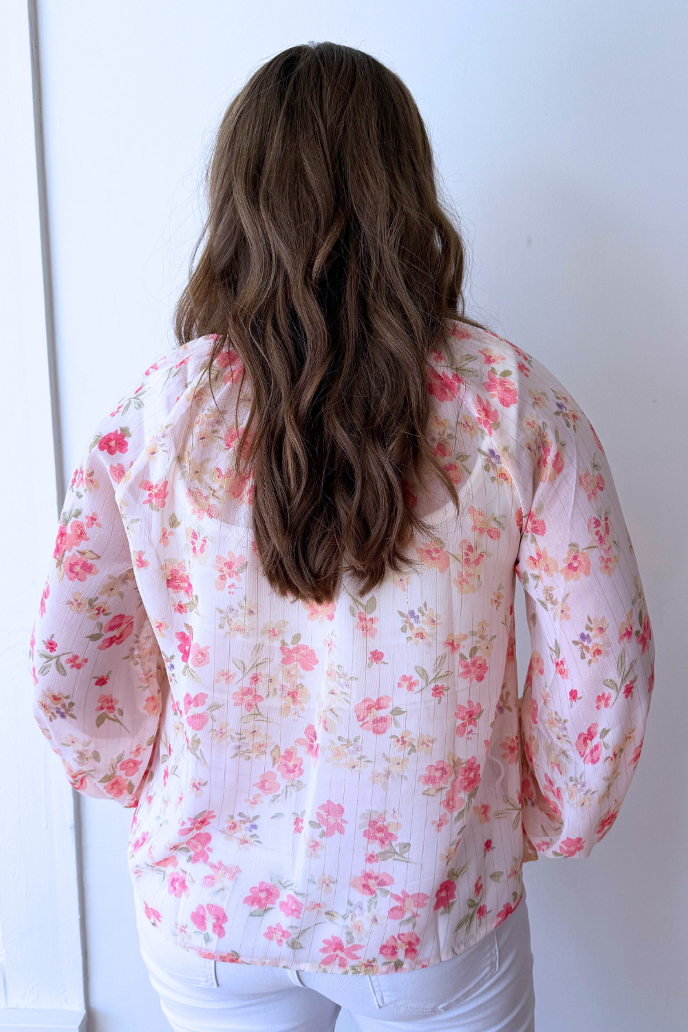 Ruffle Collar Peasant Blouse - The 308 Boutique