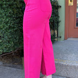 Crop Wide Leg w/ Patch Pockets 27" Ins