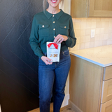 Gold Button Knit Cardigan