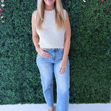 Slouchy Cropped Barrel Jeans with Curved Side Seam Detail