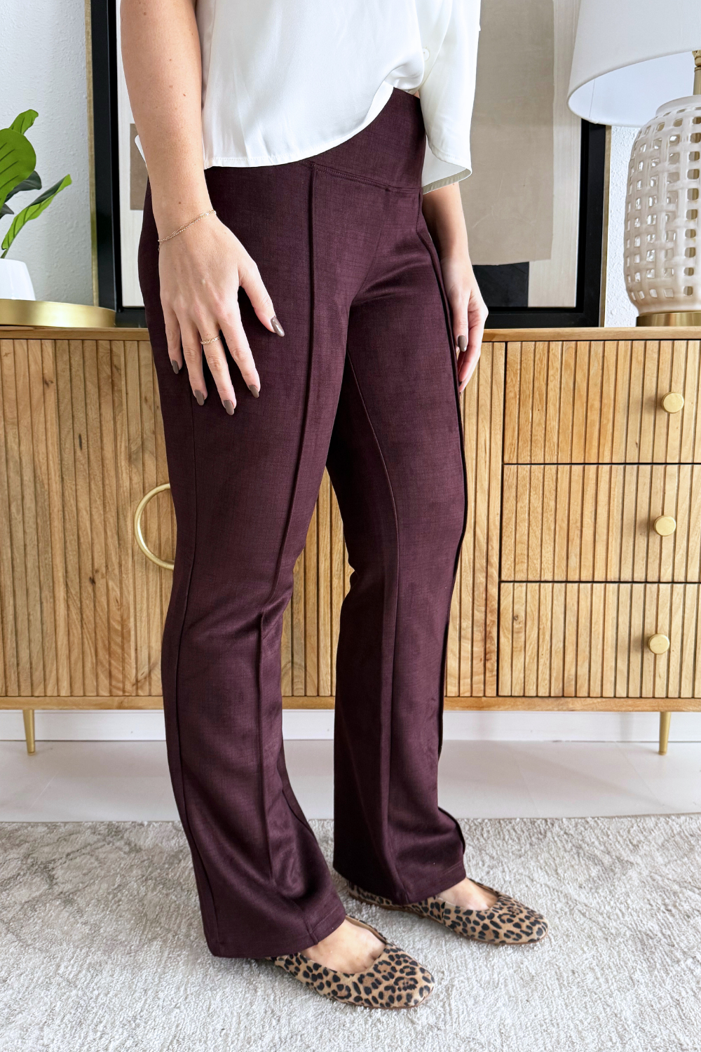 Pearl Full Length Flare w/ Pintucks 31" ins - The 308 Boutique