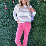 Kelsey High Rise Fab Ab Ankle Flare Inset Leg