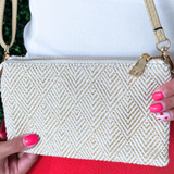 Riley Woven Crossbody/Wristlet