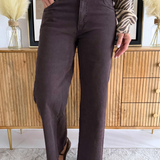 Meg High Rise Wide Leg Side Panel