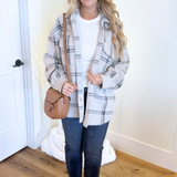 Plaid Tucker Jacket - The 308 Boutique