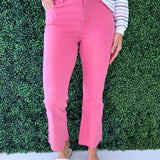 Kelsey High Rise Fab Ab Ankle Flare Inset Leg