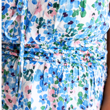 Smock Waist Floral Tank Top
