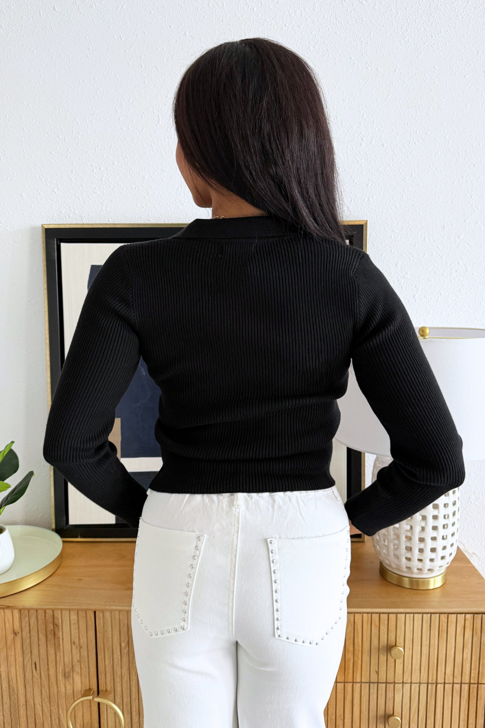 Full Zip Collared Cardigan - The 308 Boutique