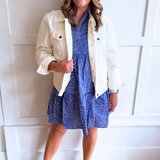 Emmy Boyfriend Jacket w/ Drop Shoulder