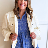Emmy Boyfriend Jacket w/ Drop Shoulder