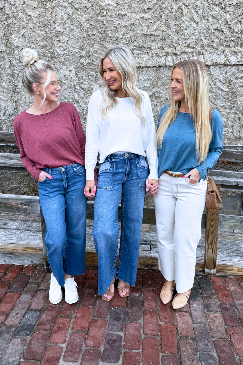 Center Seam Boat Neck Sweater - The 308 Boutique