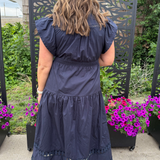 V Neck Maxi Dress