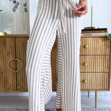 Stripe Wide Leg Pants
