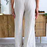 Stripe Wide Leg Pants