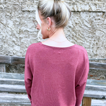 Center Seam Boat Neck Sweater - The 308 Boutique