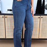 Pattie High Rise Straight Leg Back Darts 5 Pockets