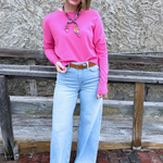 Center Seam Boat Neck Sweater - The 308 Boutique